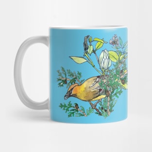 Cedar Waxwing Mug